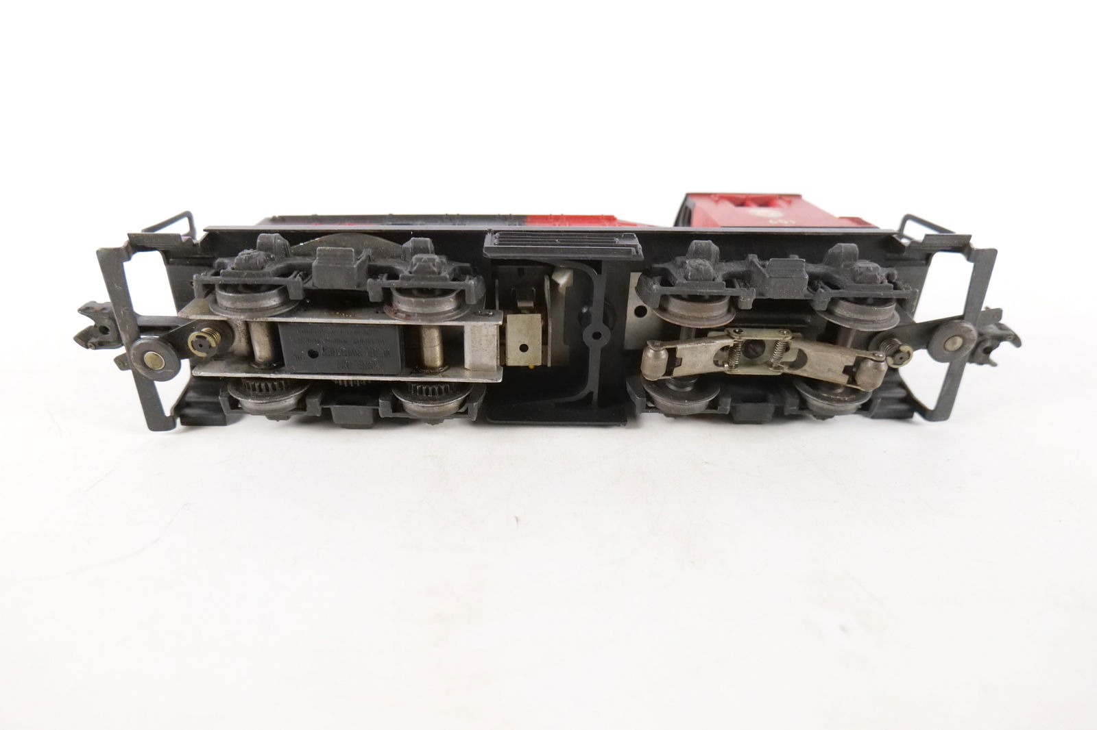 Lionel Postwar 027 gauge engine #601 Seaboard Switcher with box - 7