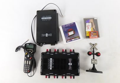 Group lot of 027 gauge train accessories