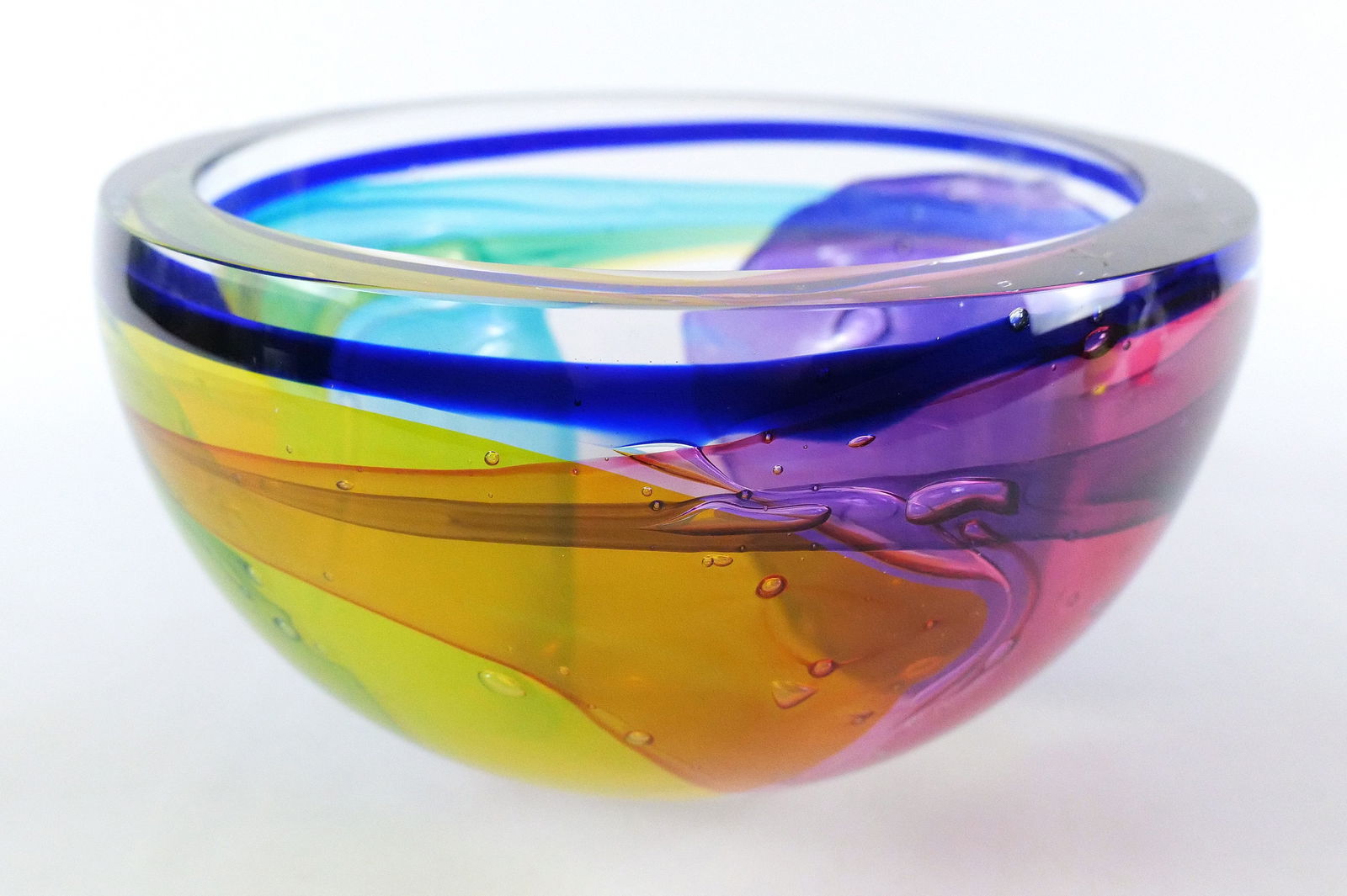 Leon Applebaun Art Glass Bowl (1 of 7)