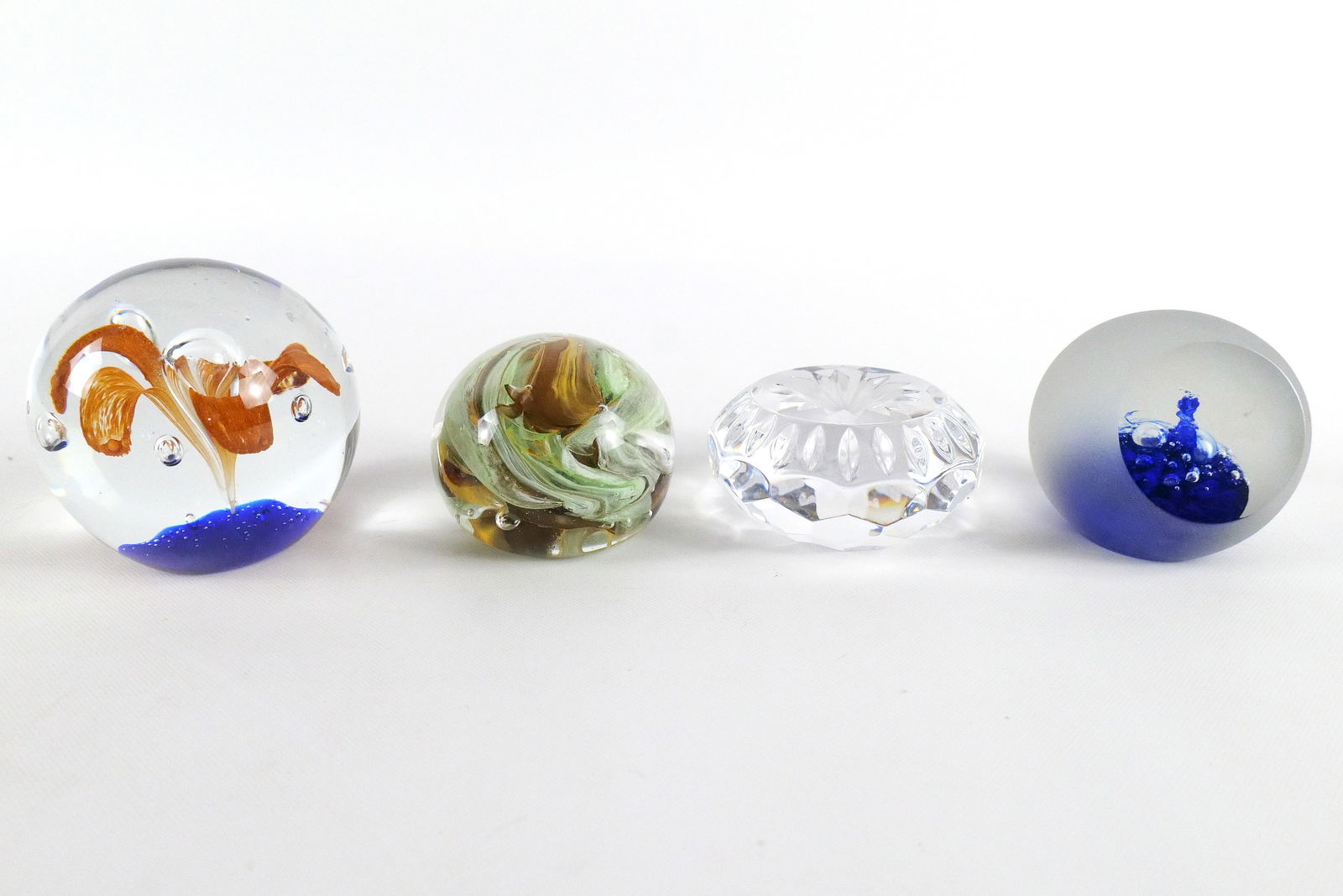 Lot of 4 Glass Paperweights (1 of 13)