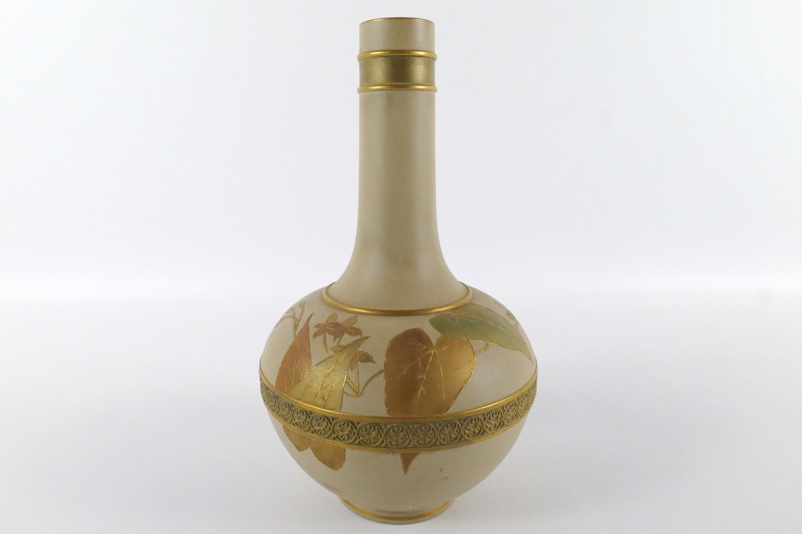 Severn Ware Ghooleh Art Pottery Gold Gilt Decorated Vase (1 of 7)