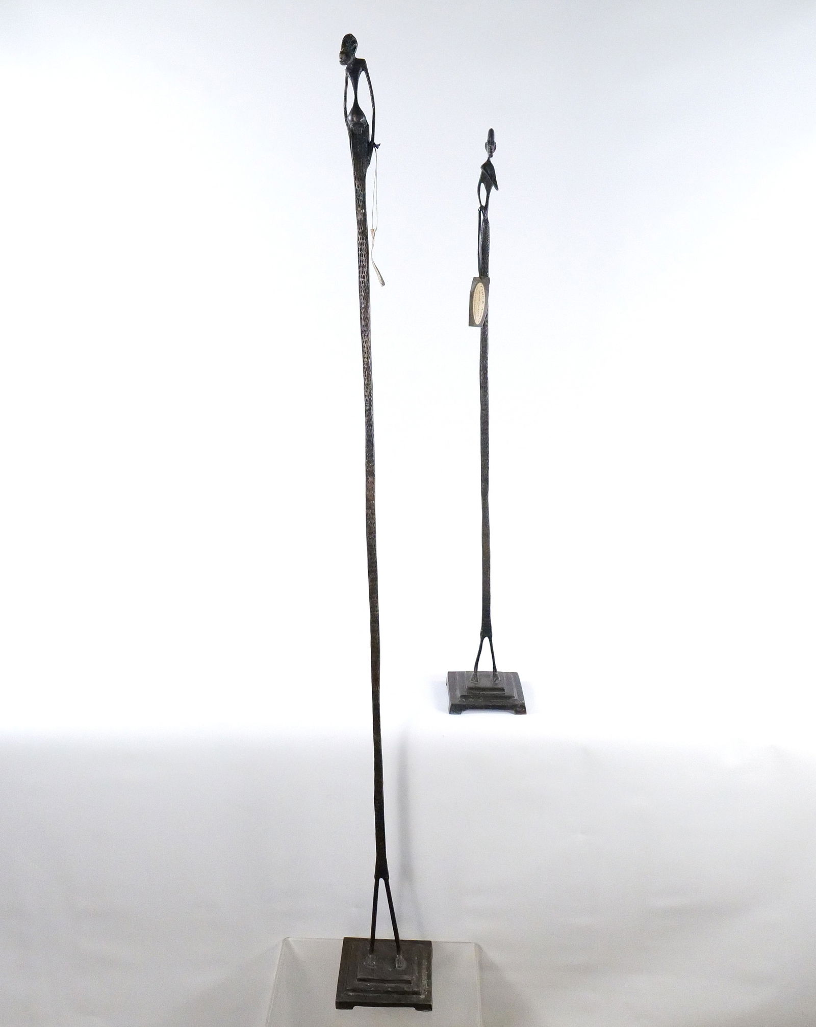 Lot of 2 Brass African Decorative Figures (1 of 11)