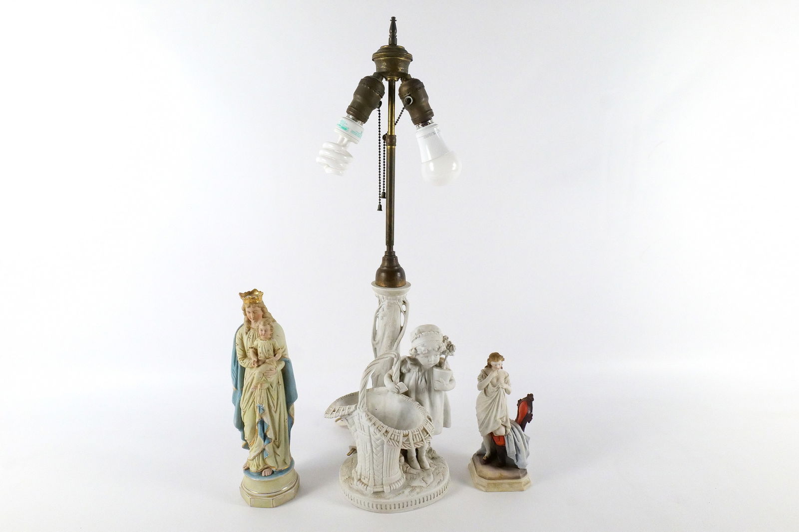 Lot of 3 Bisque Pieces (1 of 9)