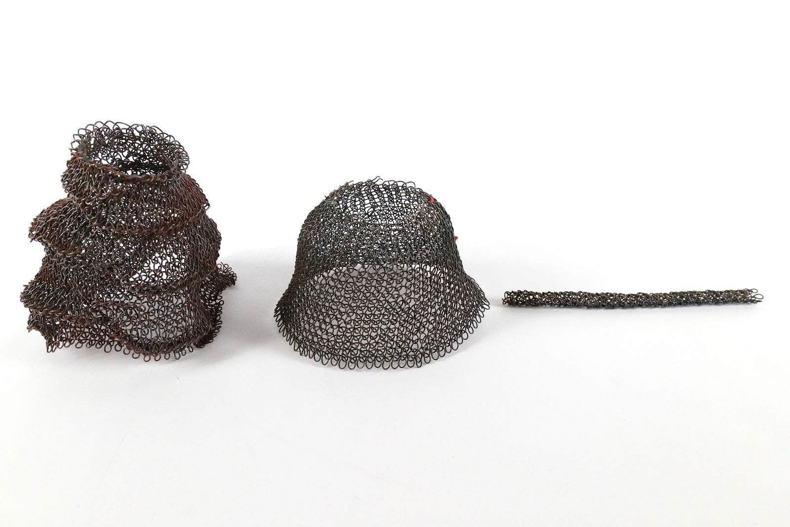 Lot of Hand Woven Metal Abstract Art (1 of 9)