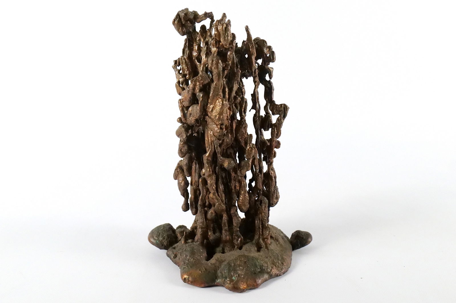 Mid Century Modern Bronze Brutalist Sculpture (1 of 7)