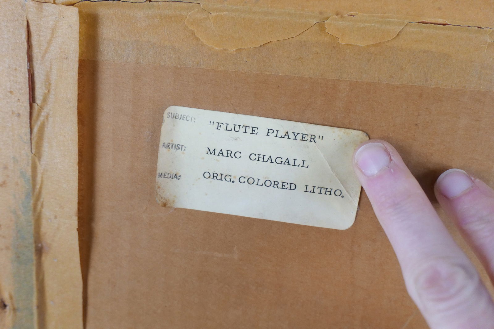 Framed Colored Lithograph by Marc Chagall - 6