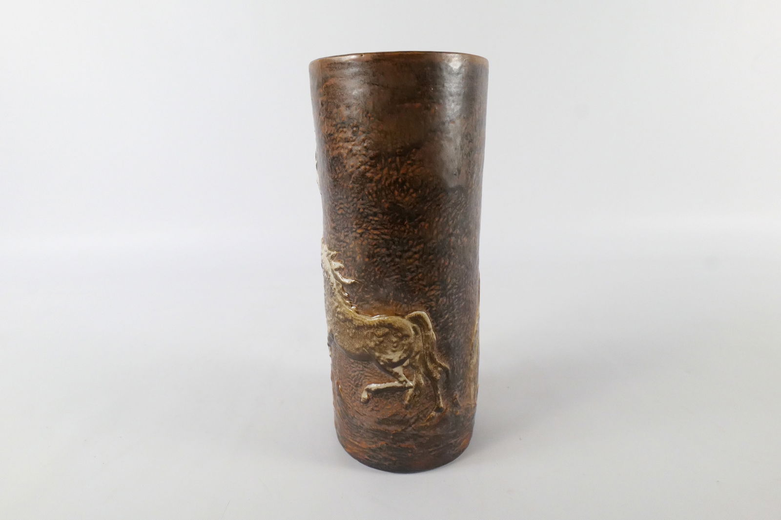 Pottery Stallion Vase - 2