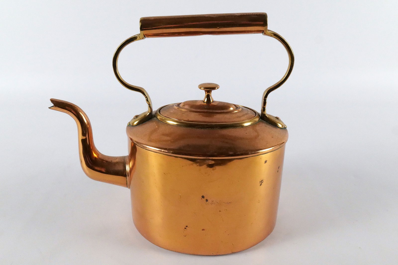 Antique Copper Tea Kettle (1 of 7)