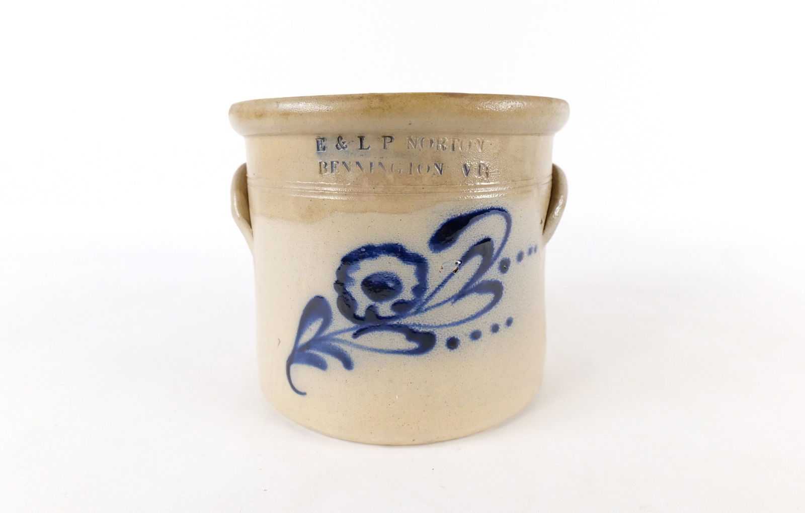 Antique Stoneware Pottery Crock (1 of 8)