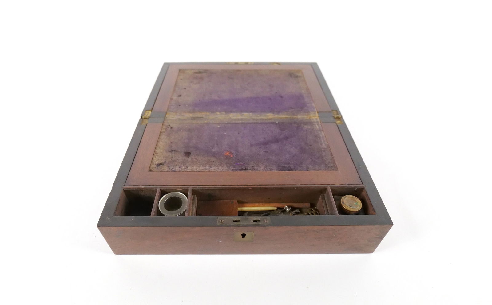 Antique English Burl Walnut Lap Desk (1 of 12)