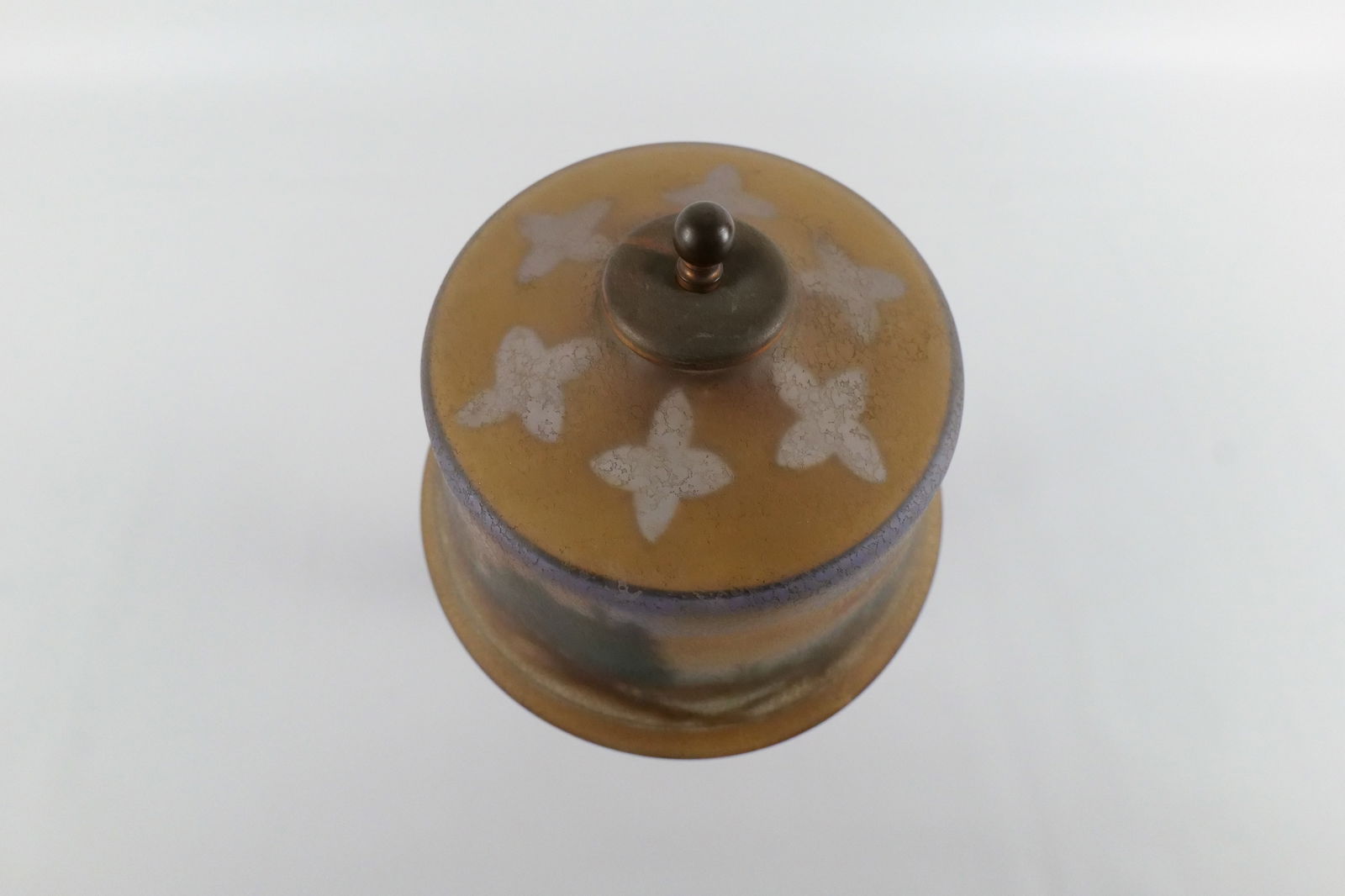 Antique Reverse Painted Table Lamp - 5