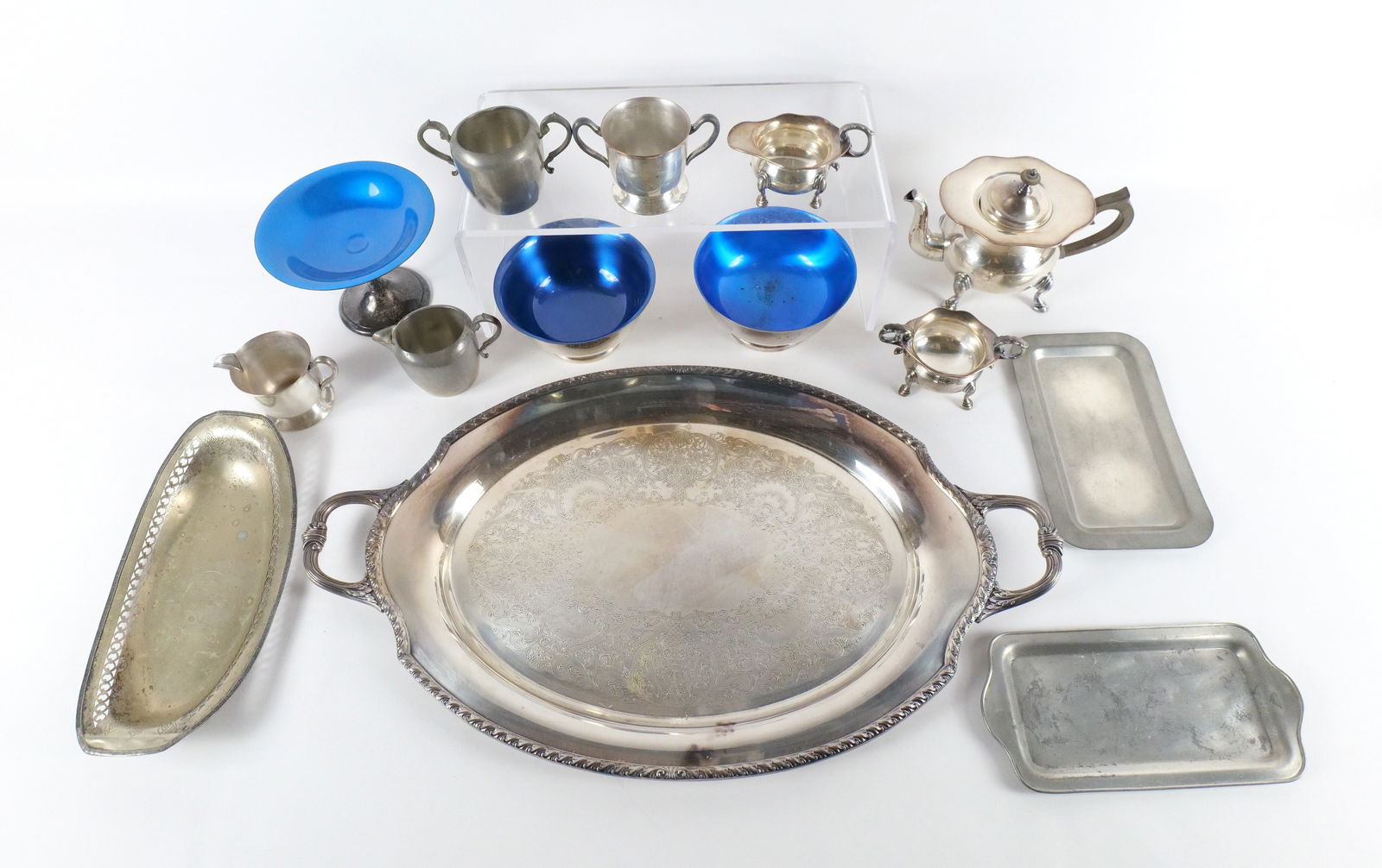 Group Lot of Silverplate Items (1 of 15)