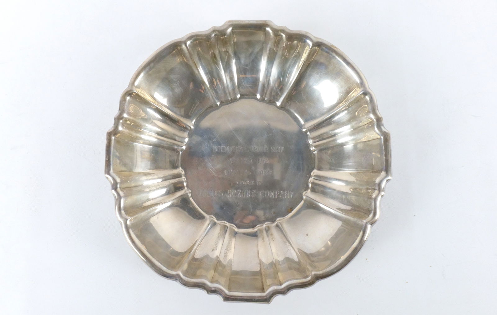 Poole Sterling Silver Clamshell Serving Bowl (1 of 4)