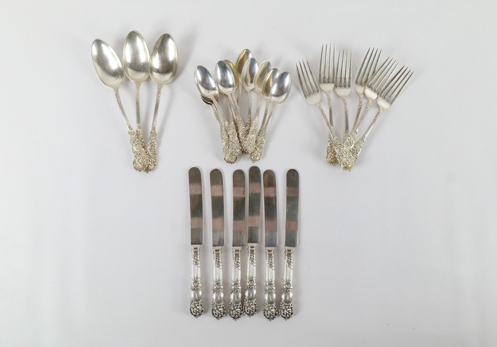 Partial Reed and Barton Sterling Silver Dinnerware Set (1 of 13)