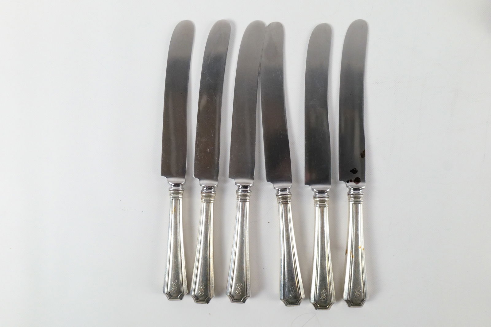 Monogramed Partial Sterling Silver Flatware Set - 3