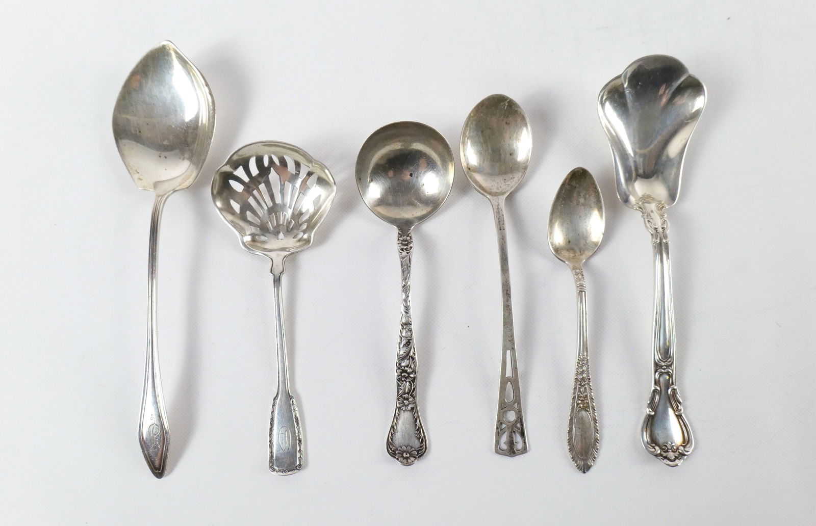 Lot of 6 Sterling Silver Spoons (1 of 10)