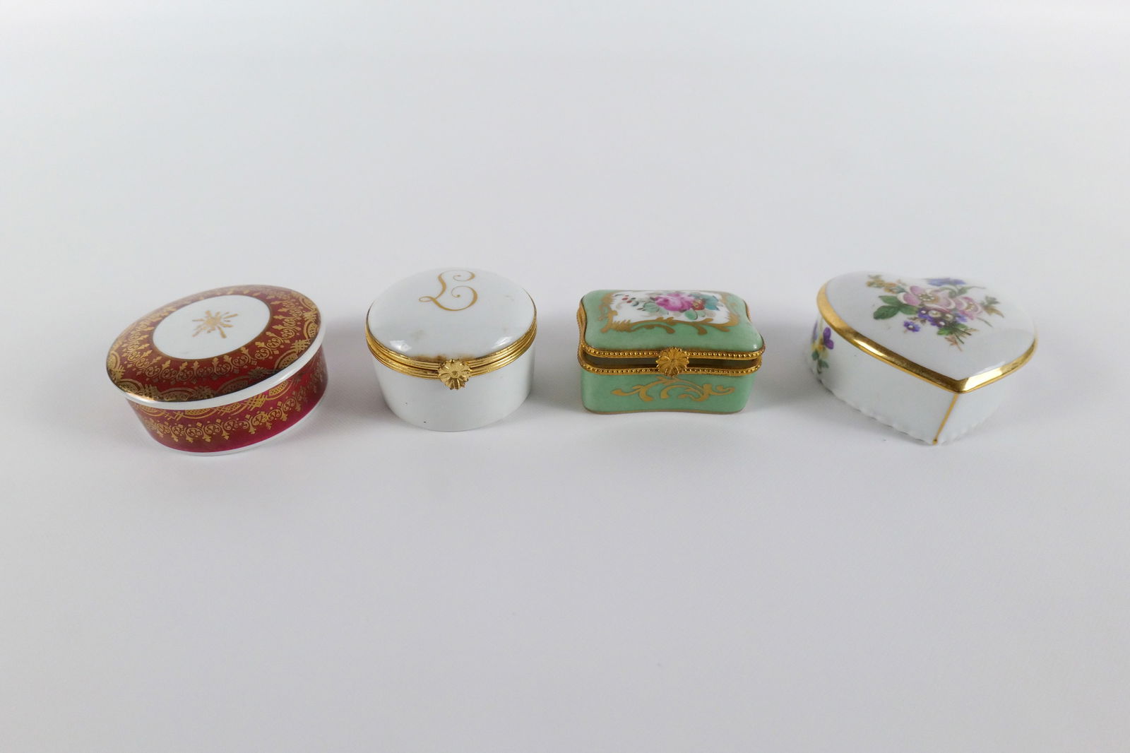 Lot of 4 Trinket Boxes (1 of 10)