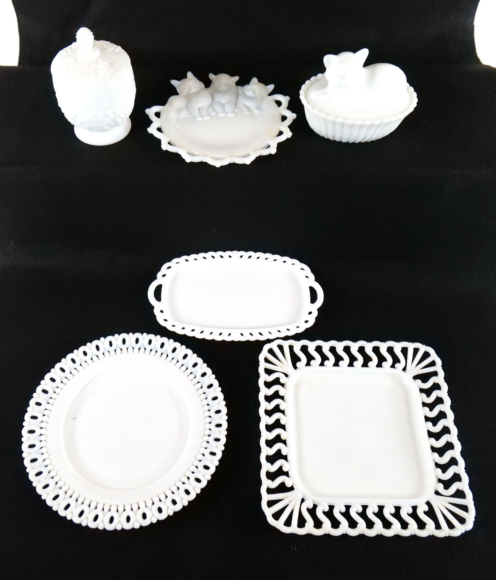 Lot of Milk Glass (1 of 13)