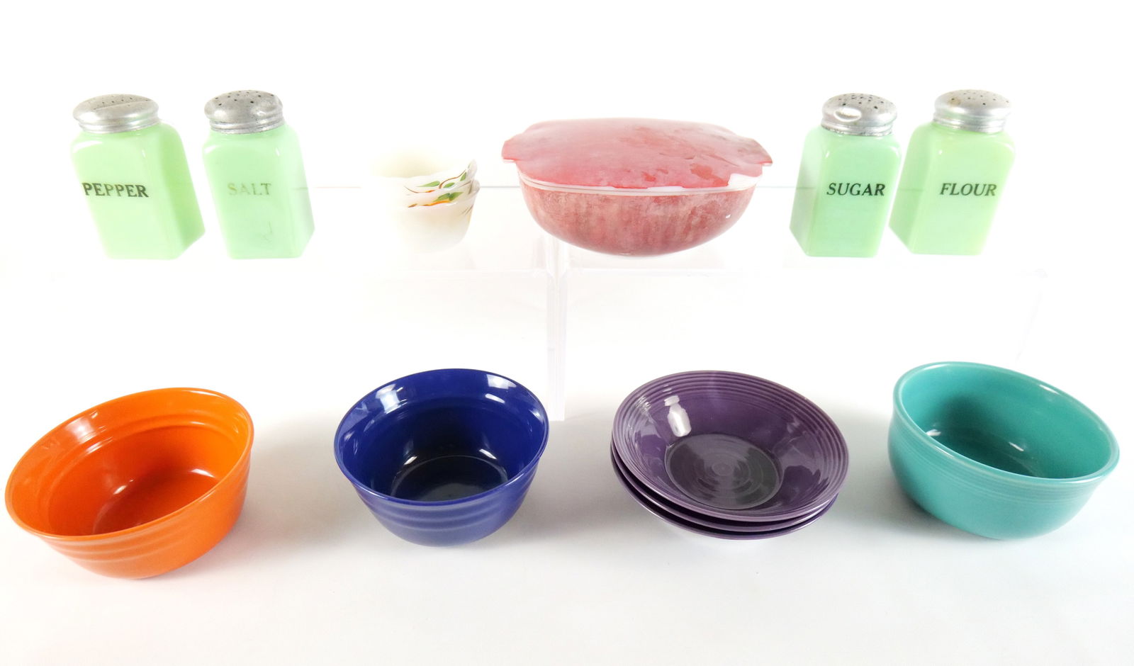 Group Lot of Depression and Fiesta Pieces (1 of 17)