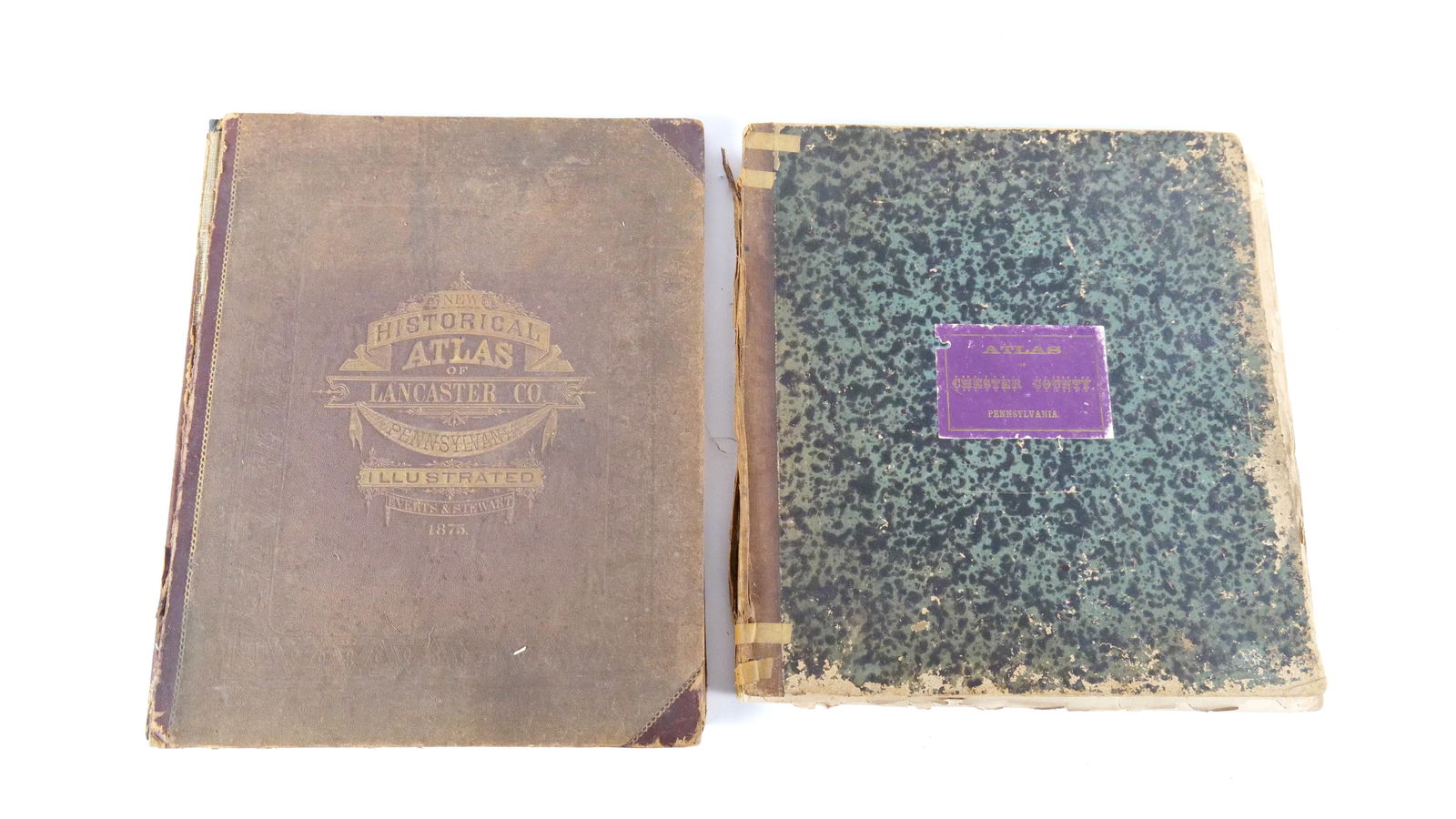 Lot of 2 Antique Atlas (1 of 15)