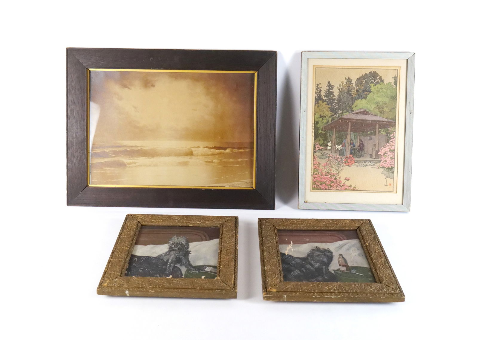 Lot of 4 Antique Pieces of Art (1 of 20)