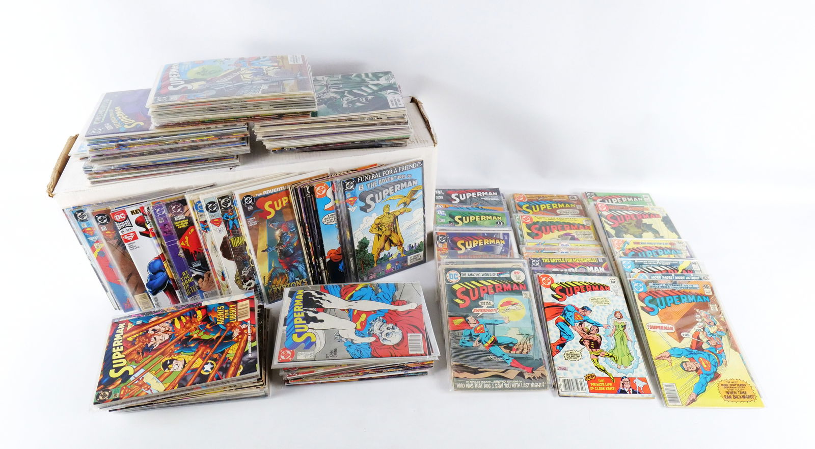 Long Box of Superman Comics (1 of 14)
