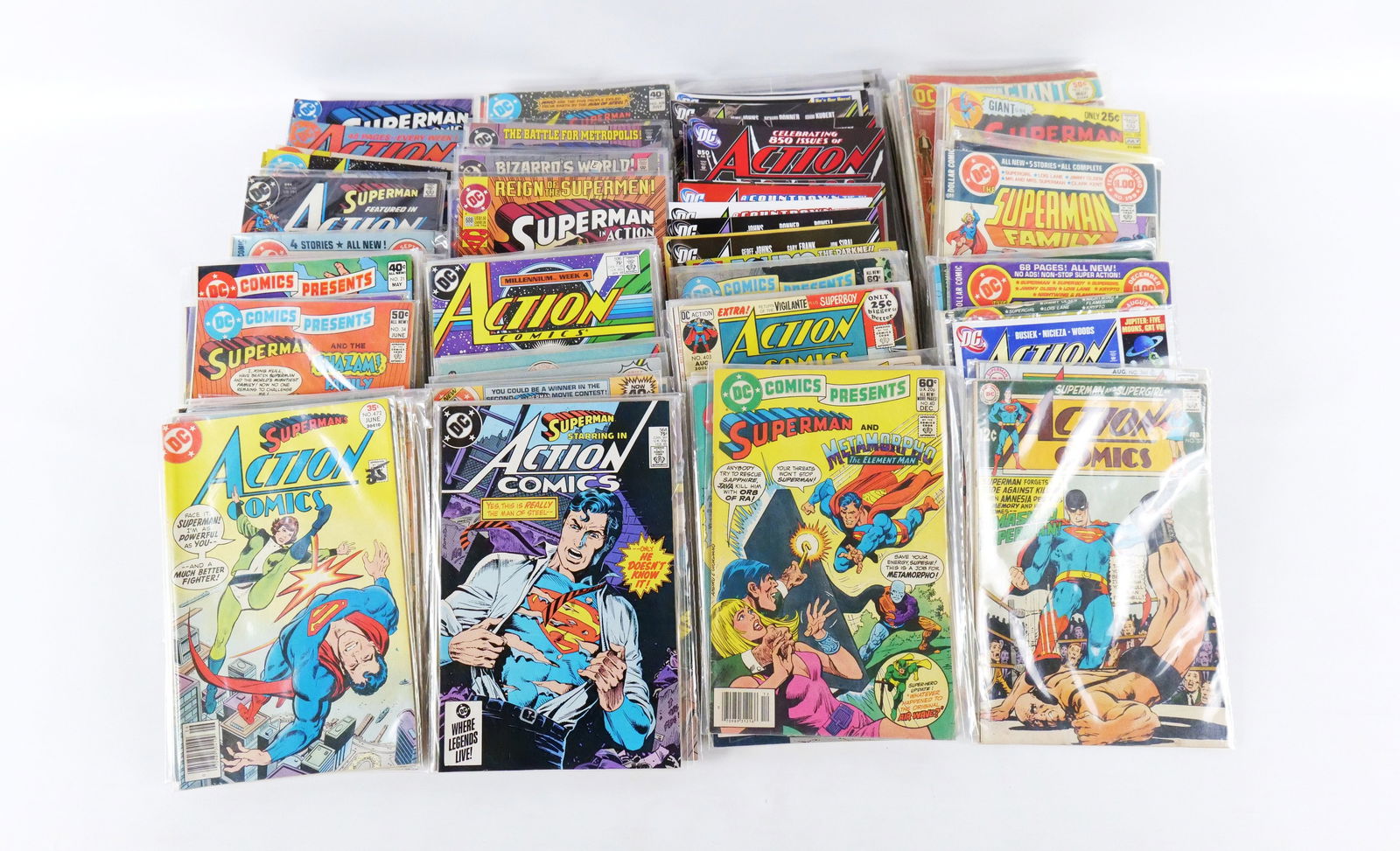 Lot of Superman in Action and DC Comics Presents Comics (1 of 9)