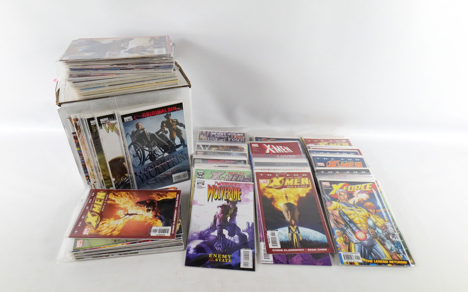 Short Box of Marvel Comics - Wolverine and Friends (1 of 8)