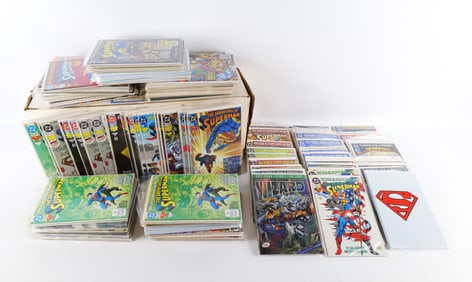 Long Box of Death of Superman Comics