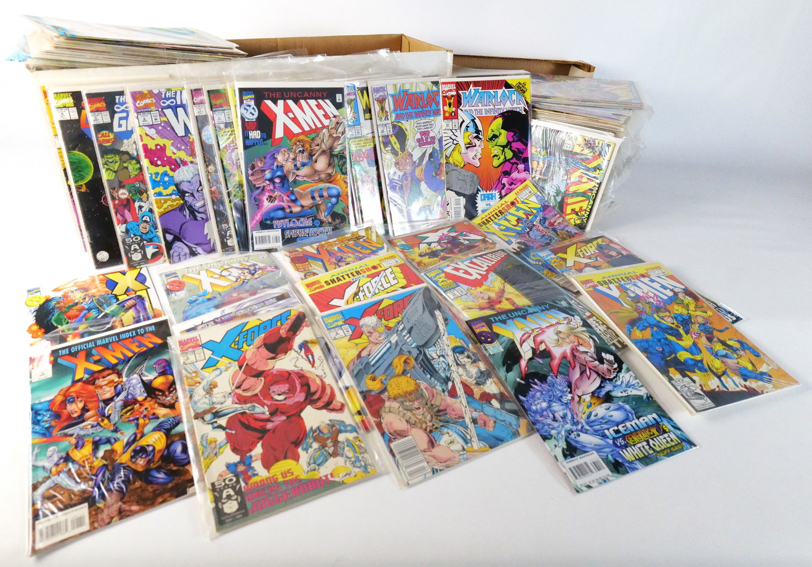 Long Box of X-Men and X-Men Related Comics (1 of 15)