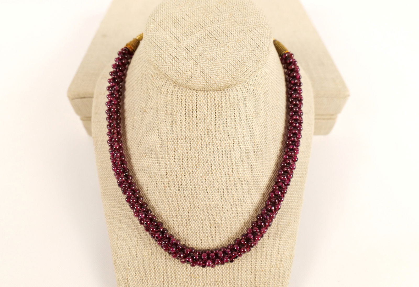 Adjustable Ruby Necklace: Adjustable Necklace with Small Rubies Braided into Rope. All invoices must be paid within 24 hours of the sale. We offer multiple shipping options, please read the shipping terms to understand your op