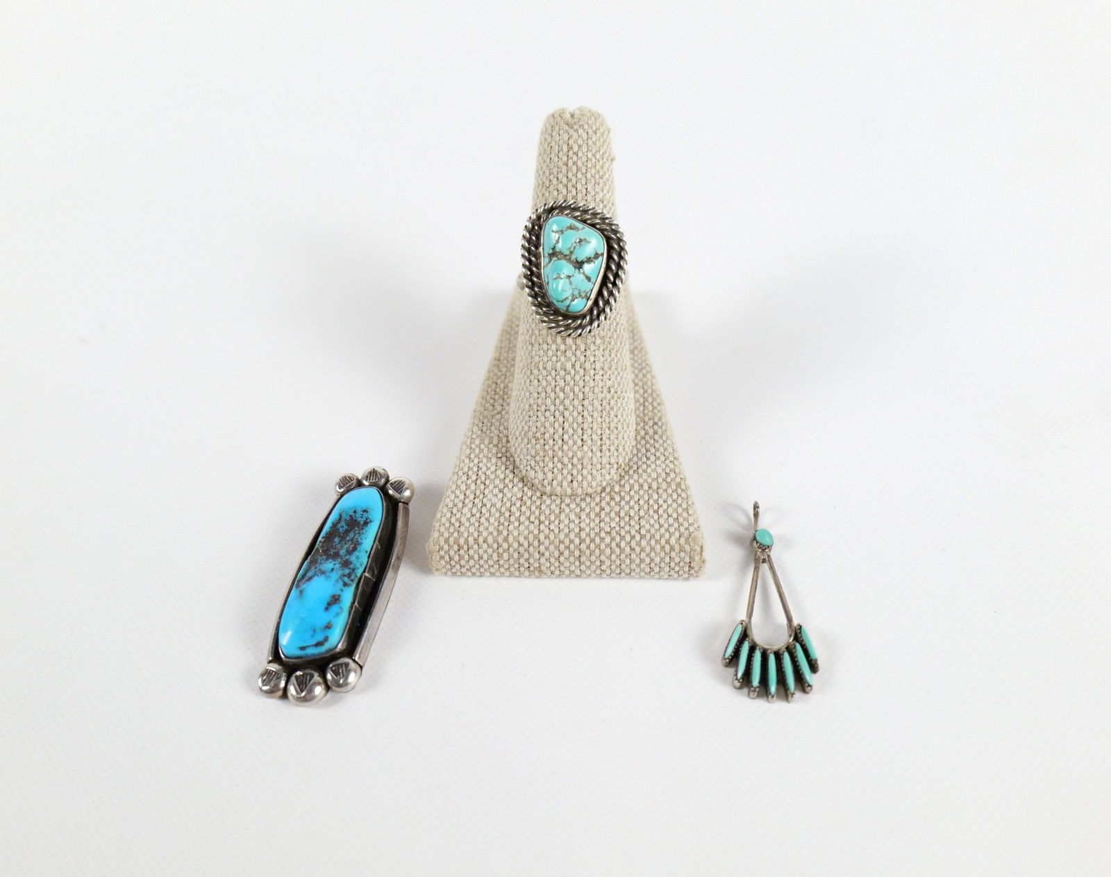 Lot of Sterling and Turquoise Jewelry (1 of 9)