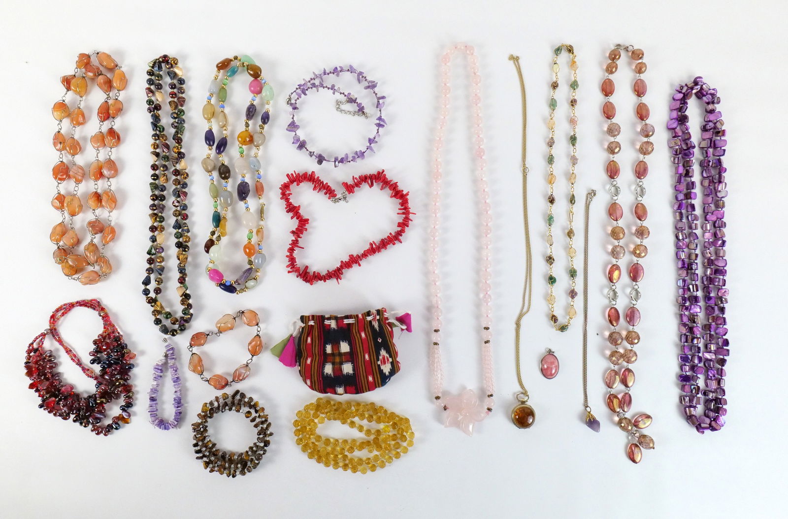 Lot of Stone Costume Jewelry (1 of 10)