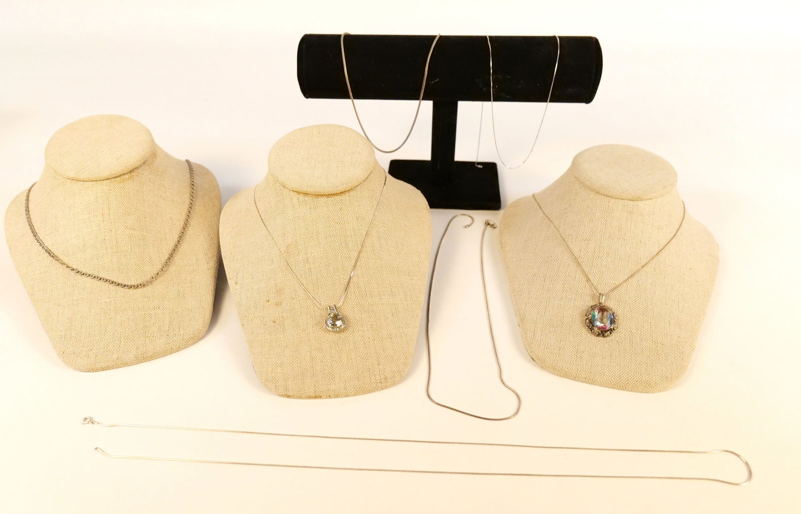 Lot of 7 Sterling Silver Chains (1 of 8)