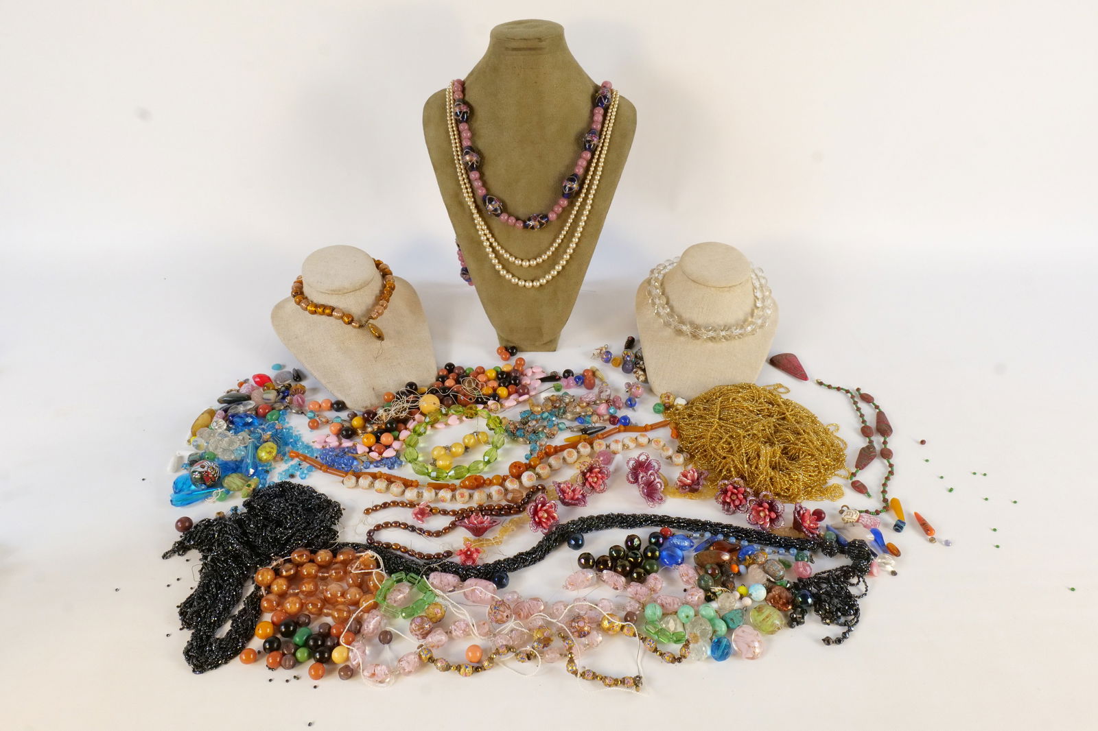 Lot of Assorted Art Glass Beads and Crystals (1 of 11)