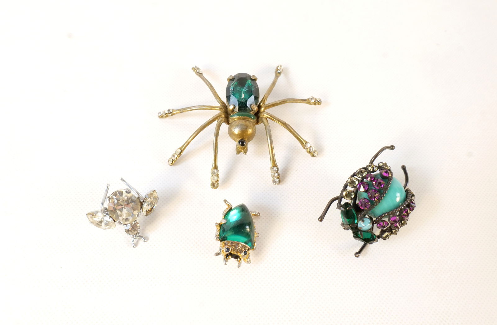 Lot of 4 Vintage Bug Pins (1 of 10)
