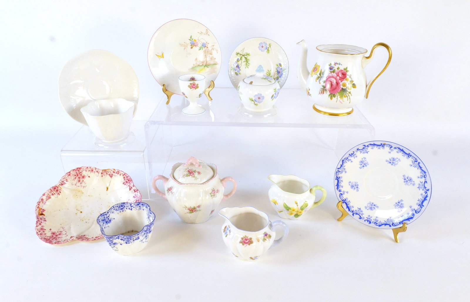 Group Lot of Shelley Bone China Pieces (1 of 7)