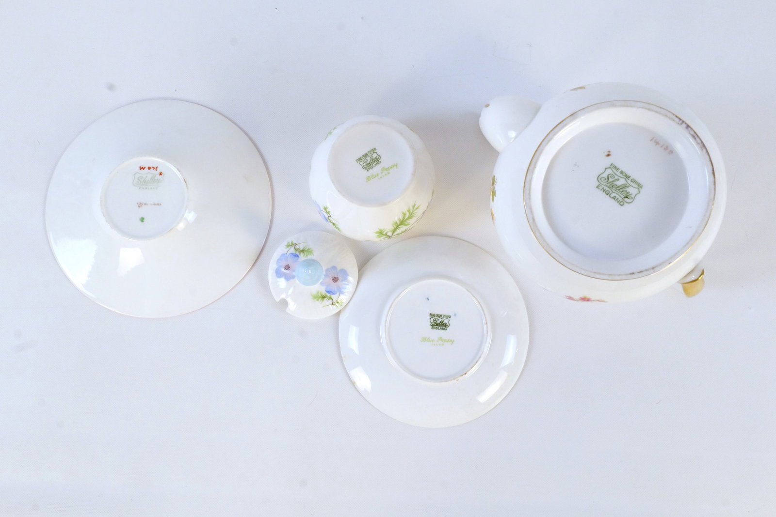 Group Lot of Shelley Bone China Pieces - 5