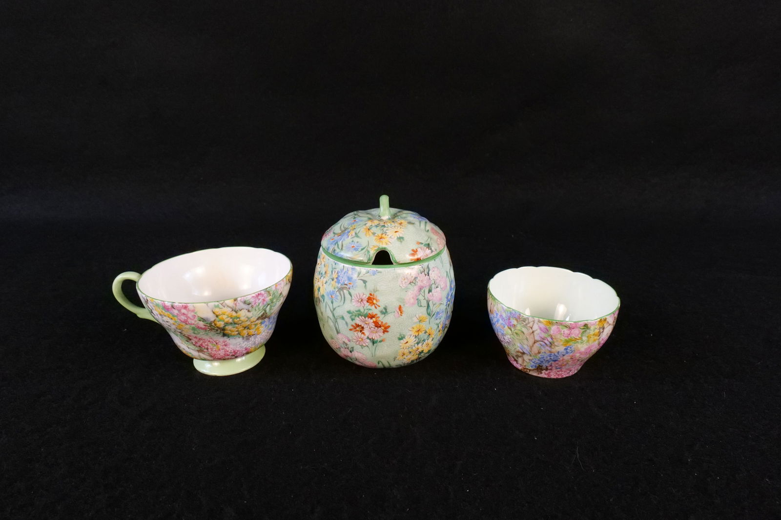 Lot of 3 Shelley Chintz Bone China Pieces (1 of 17)