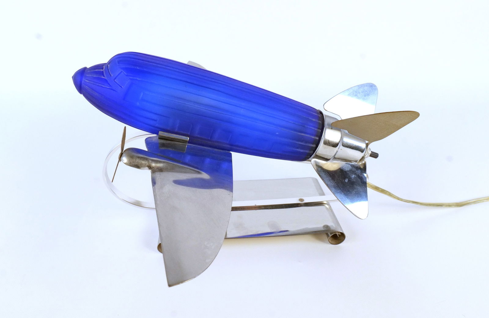 Vintage Sarsaparilla Art Deco Style Airplane Lamp (1 of 5)