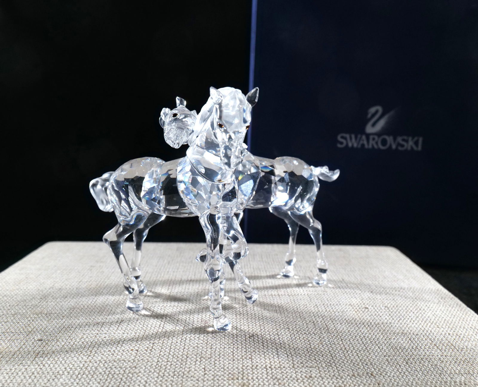Swarovski Crystal Foals Playing Figurine (1 of 7)