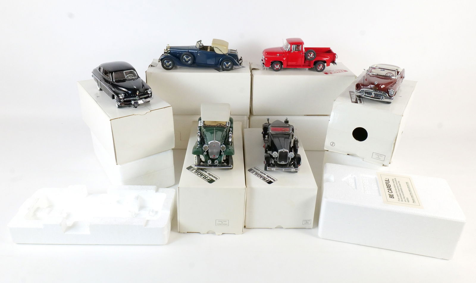 Lot of 6 Danbury Mint Diecast Cars 1:24 Scale (1 of 19)