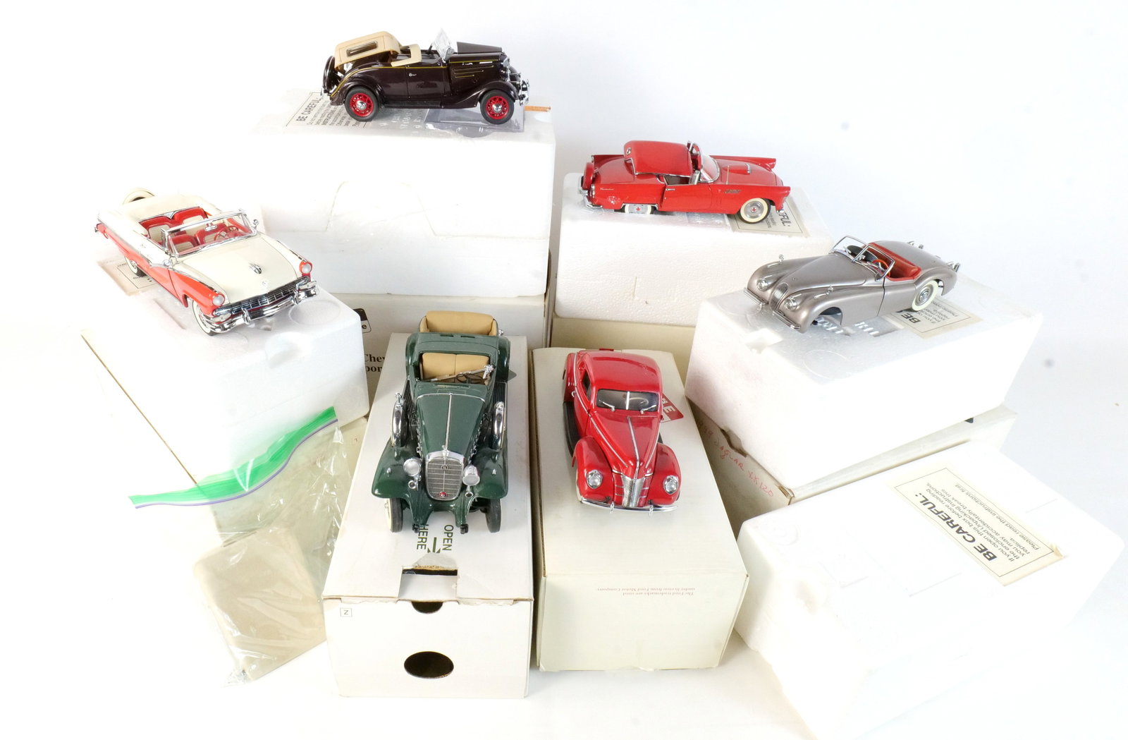 Lot of 6 Danbury Mint Diecast Cars 1:24 Scale (1 of 20)