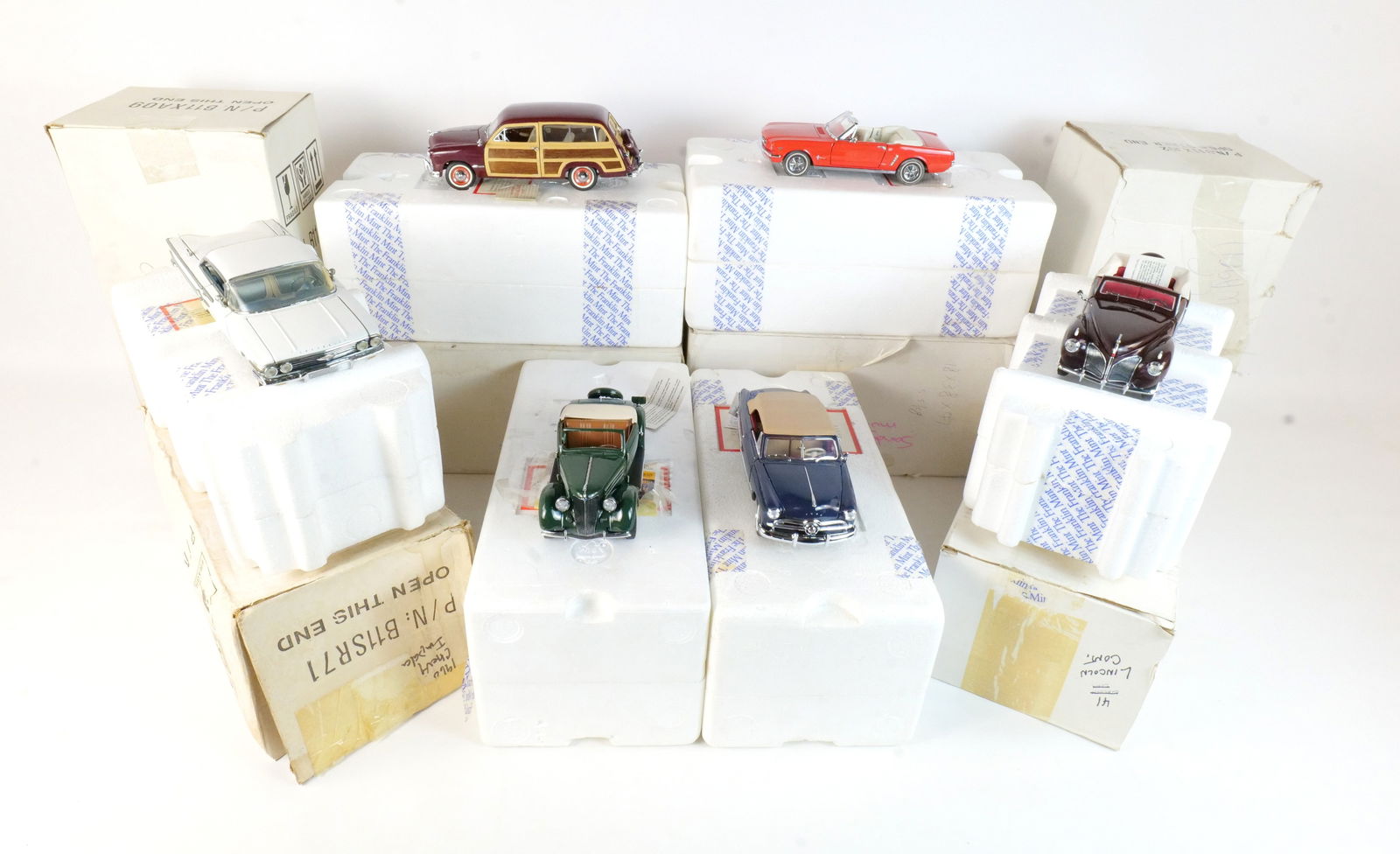 Lot of 6 Franklin Mint Diecast Cars 1:24 Scale (1 of 18)