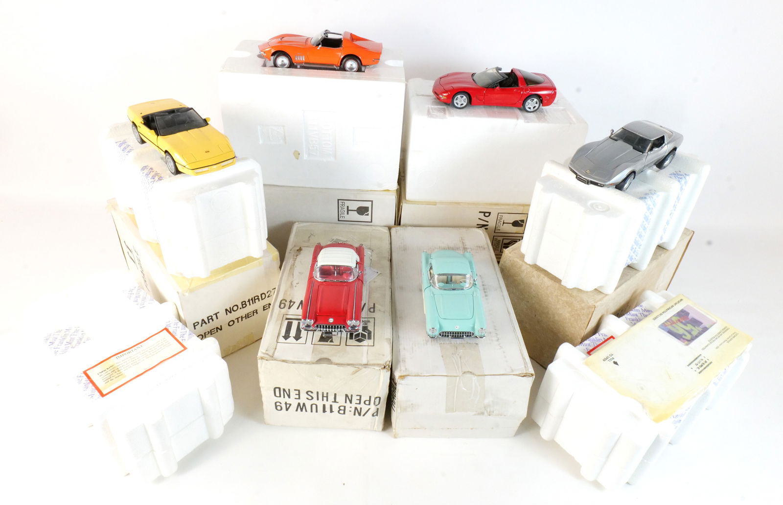 Lot of 6 Franklin Mint Diecast Cars 1:24 Scale (1 of 19)