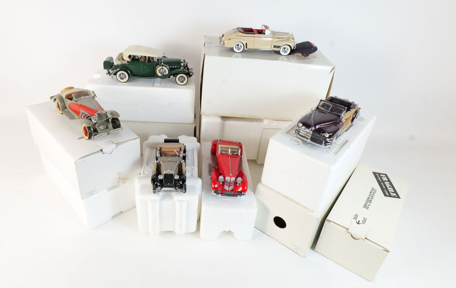 Lot of 6 Danbury Mint Diecast Cars 1:24 Scale (1 of 18)
