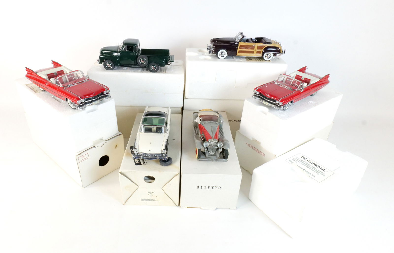 Lot of 6 Danbury Mint Diecast Cars 1:24 Scale (1 of 19)