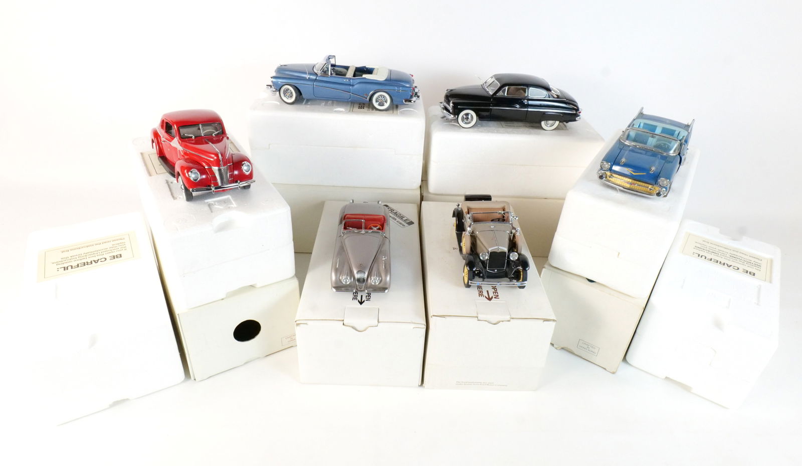 Lot of 6 Danbury Mint Diecast Cars 1:24 Scale (1 of 20)
