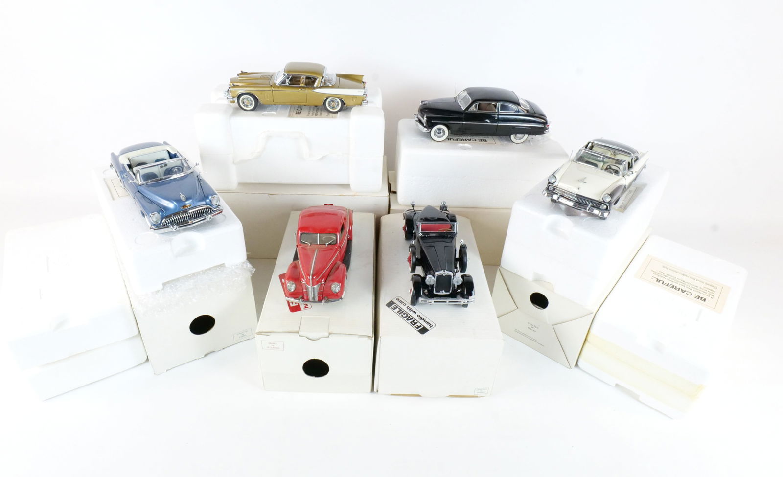 Lot of 6 Danbury Mint Diecast Cars 1:24 Scale (1 of 19)