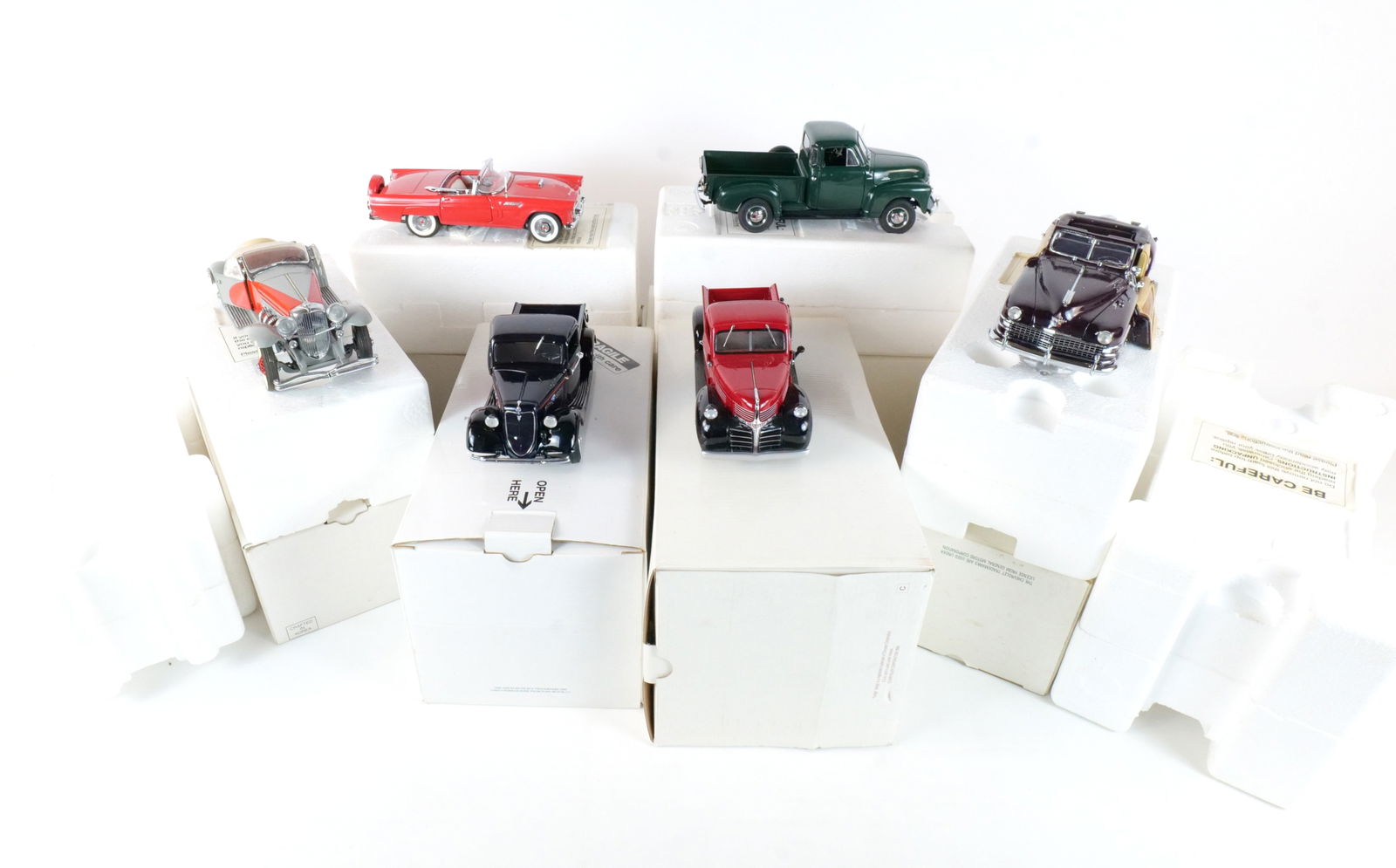 Lot of 6 Danbury Mint Diecast Cars 1:24 Scale (1 of 19)